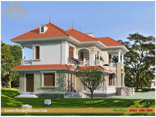 Biệt thự kiến trúc Pháp