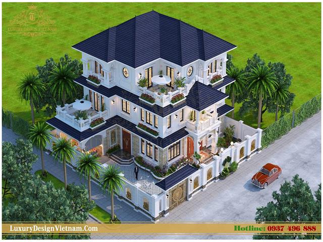 Biệt thự tân cổ điển 3 tầng