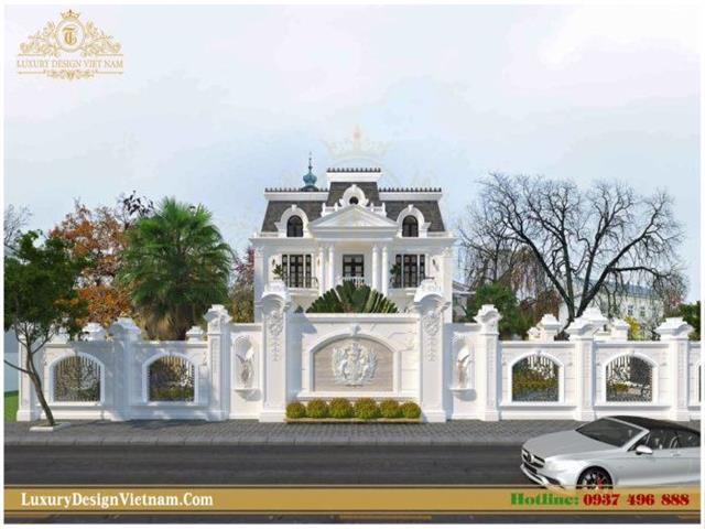 Biệt thự kiến trúc pháp