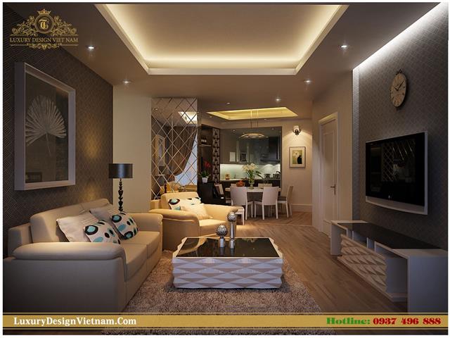 Thiết kế nội thất chung cư KEANG NAM