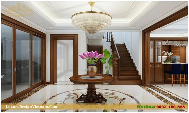 Thiết kế nội thất biệt thự tân cổ điển