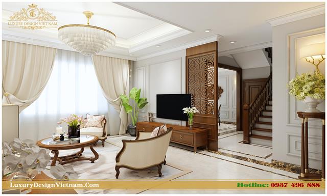 Thiết kế nội thất biệt thự tân cổ điển